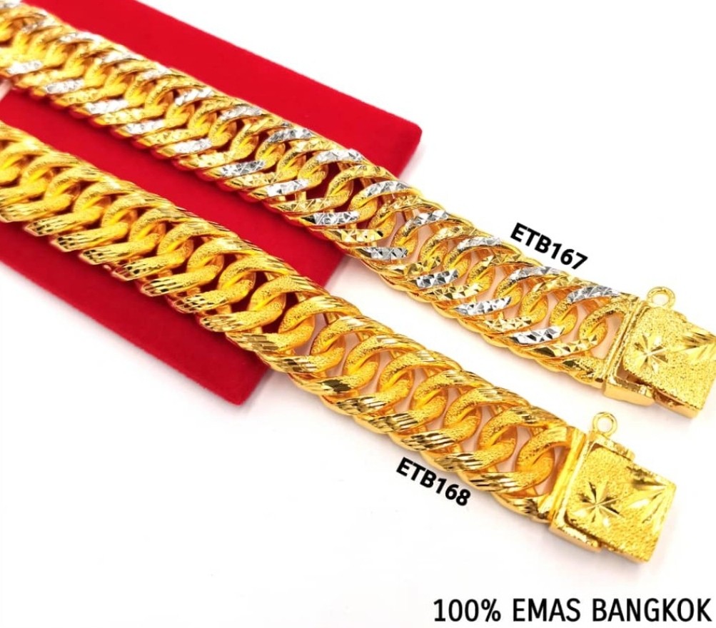 Gelang Tangan Emas Bangkok Women S Fashion Jewelry Organisers Bracelets On Carousell