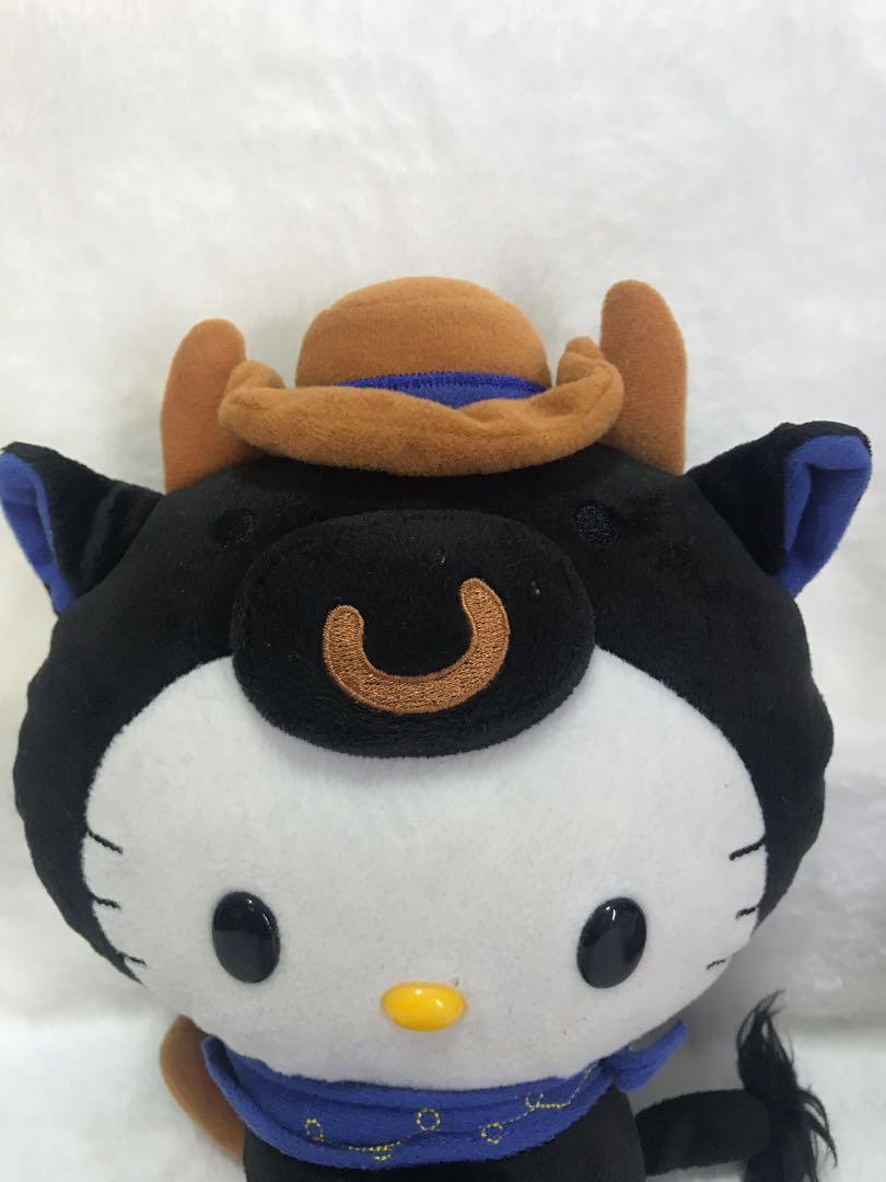 Hello Kitty Cowboy Suit Plush Doll, Hobbies & Toys, Toys & Games on
