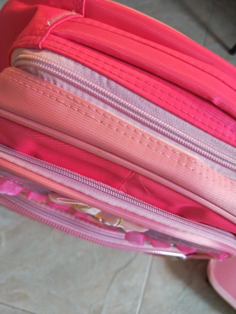 Hello Kitty trolley school bag, Babies & Kids, Going Out, Diaper Bags