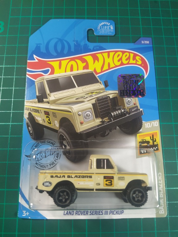 Tan Hot Wheels Basic Loose 2020 Land Rover Series III Pickup - Baja Blazers Tan Hot Wheels Basic Loose 2020 Land Rover Series III Pickup - Baja Blazers