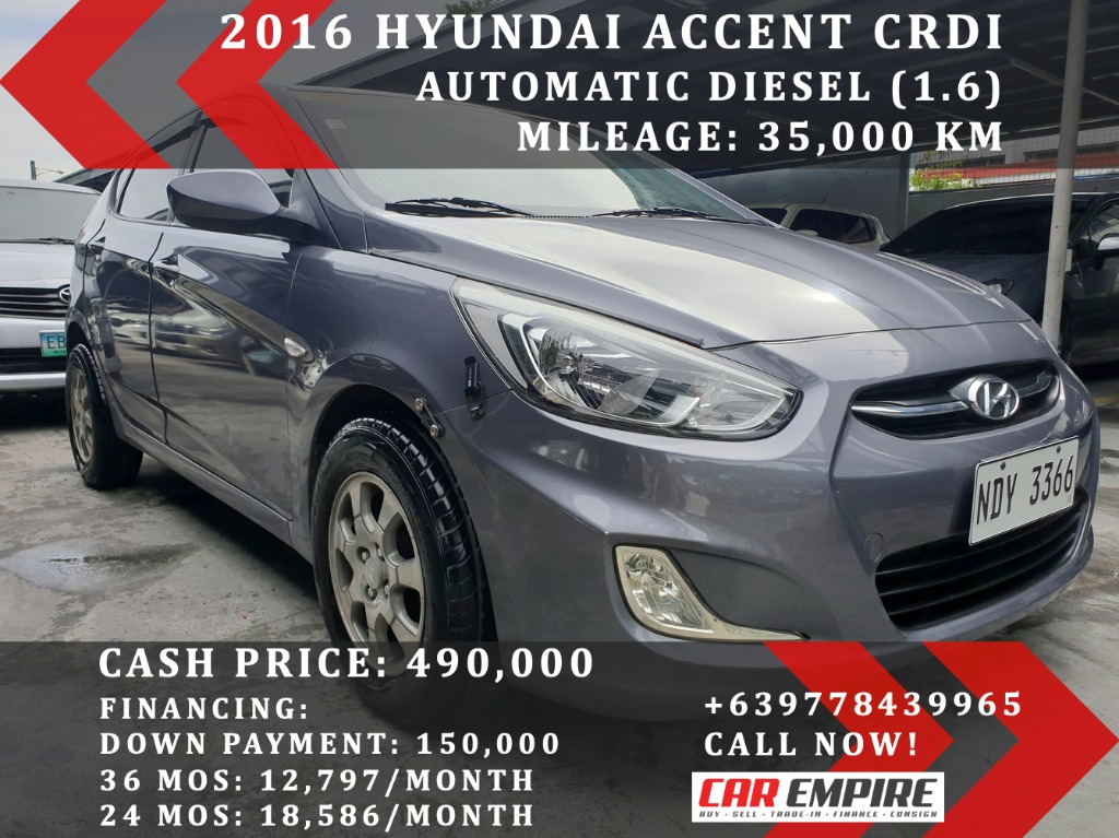 Hyundai accent shop crdi 2016