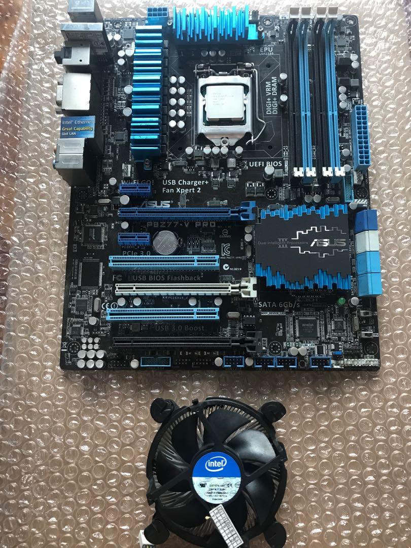 i7 3770k and asus p8z77-v pro motherboard and cpu bundle ...