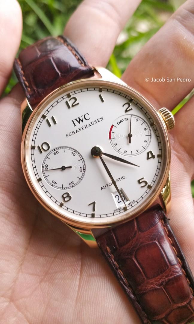 IWC Portugieser 7 Day ref. IW500101 Luxury Watches on Carousell
