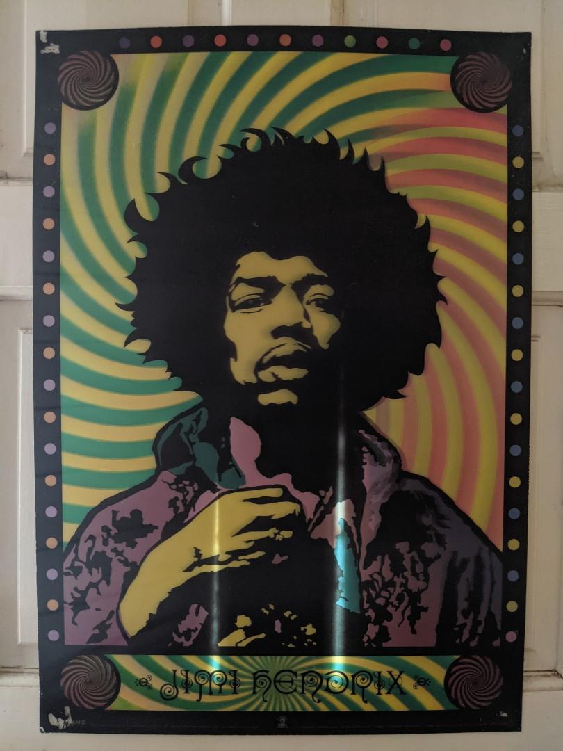 Jimi Hendrix Trippy Large Poster Art Print A0 A1 A2 A3 A4