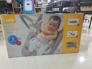 joie dreamer baby bouncer dots