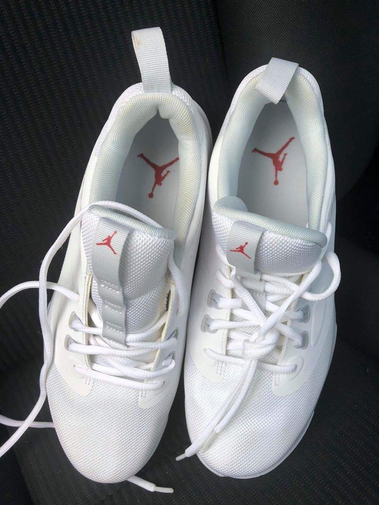 Jordan running shoes white top