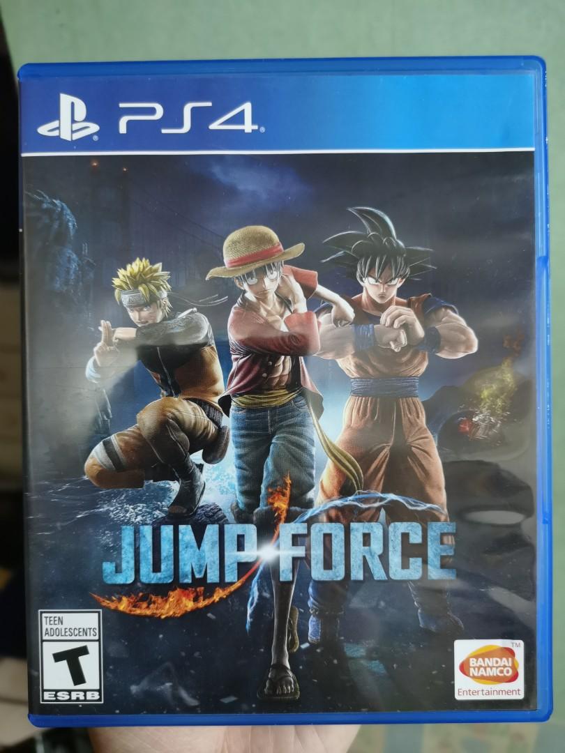 Jump force for PS4 and PS5 (Category: PlayStation) located in Mandaluyong City. Submitted by chan.ningtatum (Listing ID 1052663953, Image 1). Description: Looking for: Crash bandicoot 4, Cod mw, GoT, RE3, Fairy tail Jump force Shipping via LBC, Grab or Lalamove Meet ups: Megamall, Shangrila or Greenhills Area or other meet ups pagusapan na lang.