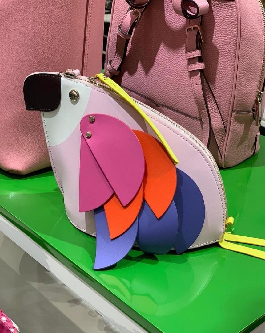Kate spade flock party parrot crossbody on sale