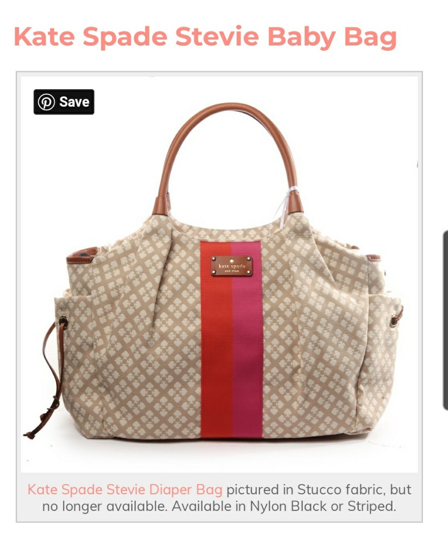 Kate spade baby diaper bag on sale