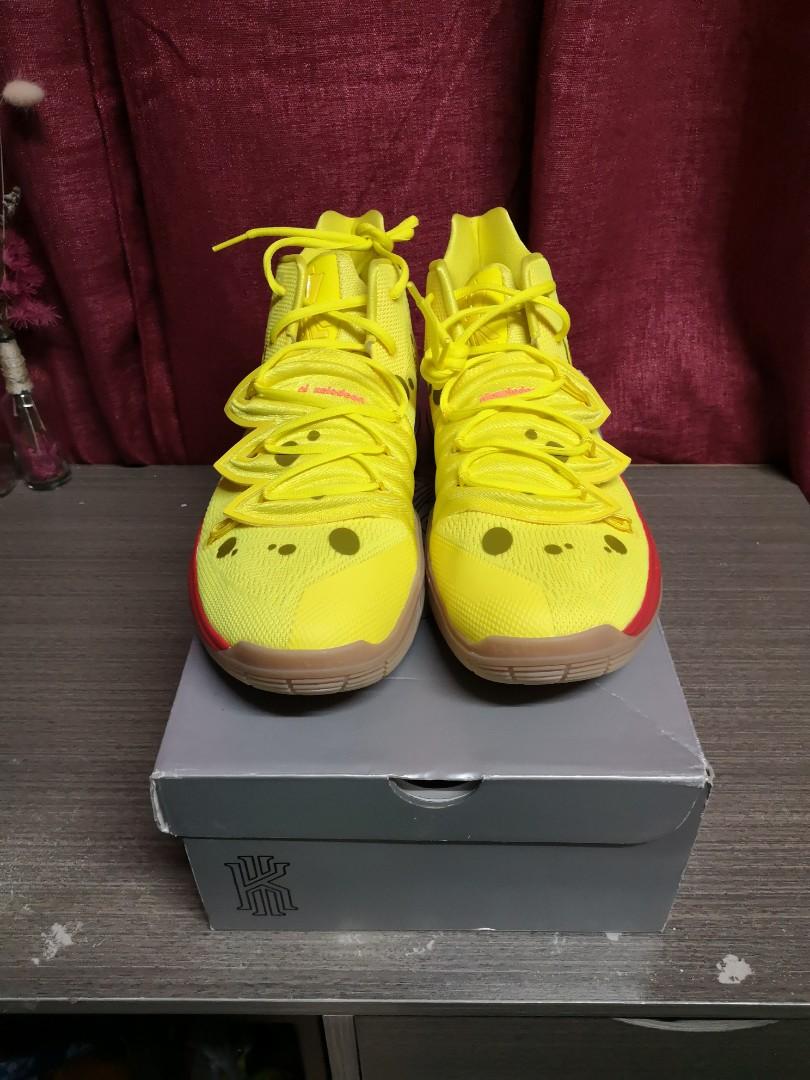Kyrie 5 Spongebob Size 12 US Men s Fashion Footwear Sneakers on Carousell