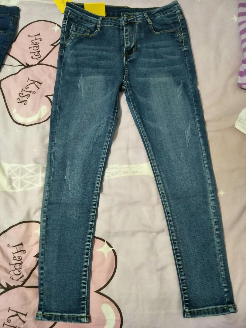 Ladies cropped skinny jeans Clearance