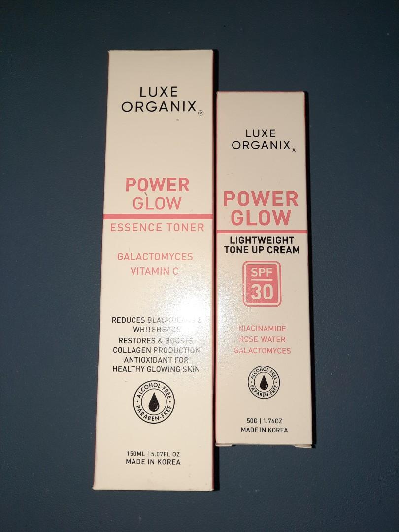 luxe organix power glow tone up cream