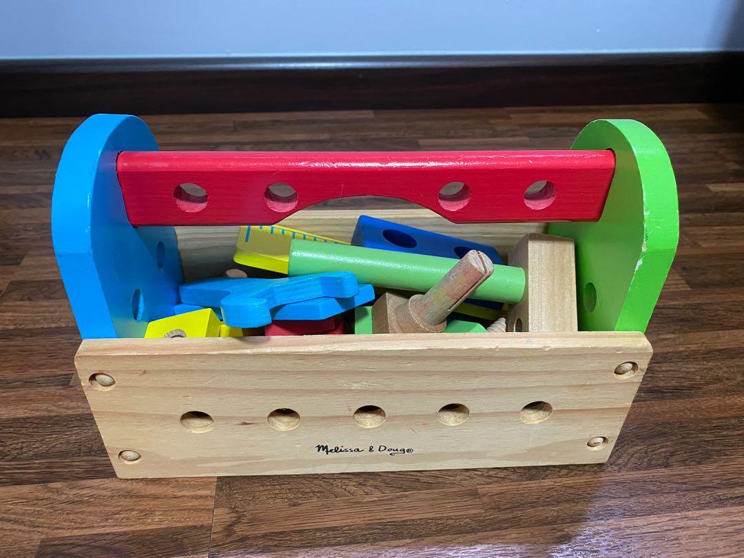 melissa and doug wooden tool box
