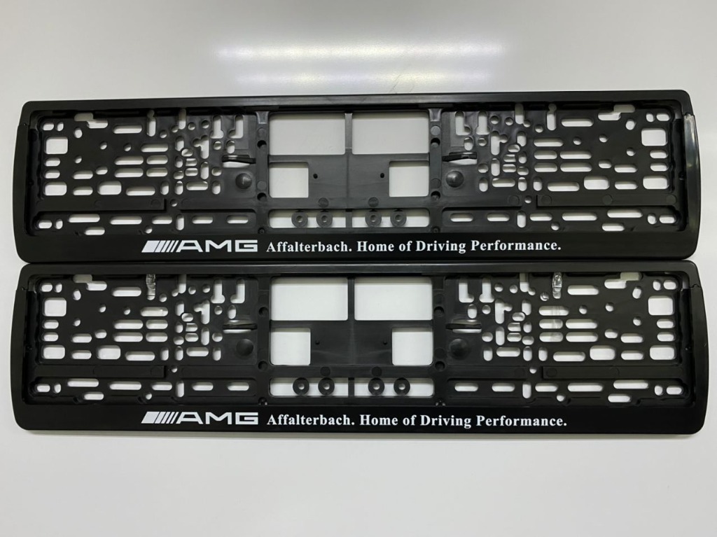 Mercedes amg store number plate holder
