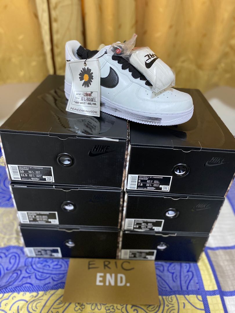 Nike Air Force 1 Low G-Dragon Peaceminusone Para-Noise 2.0 PMO, Men's  Fashion, Footwear, Sneakers on Carousell
