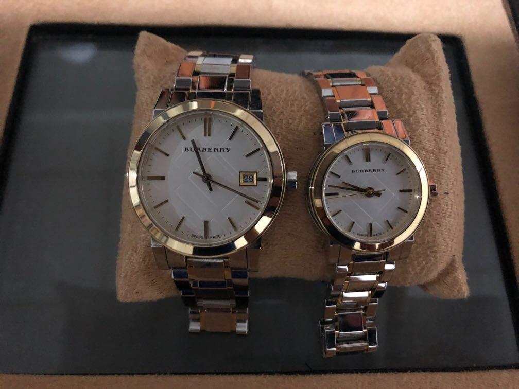 Burberry couple watch clearance