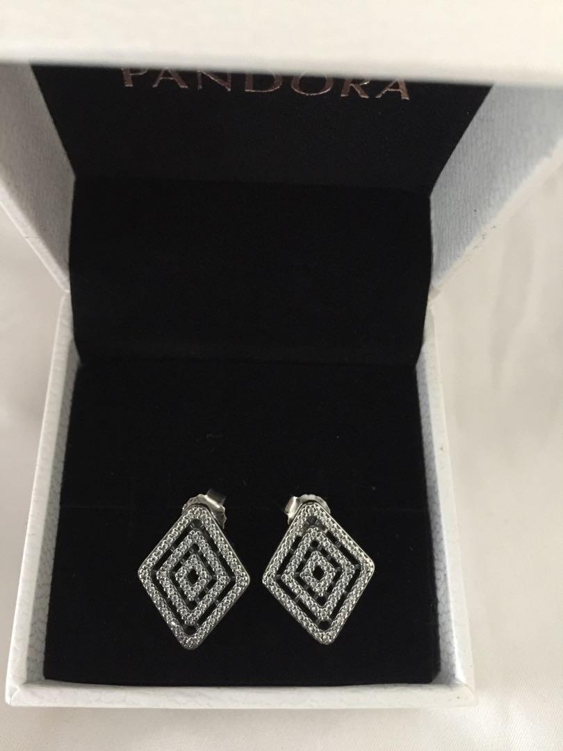 Pandora geometric lines earrings new arrivals