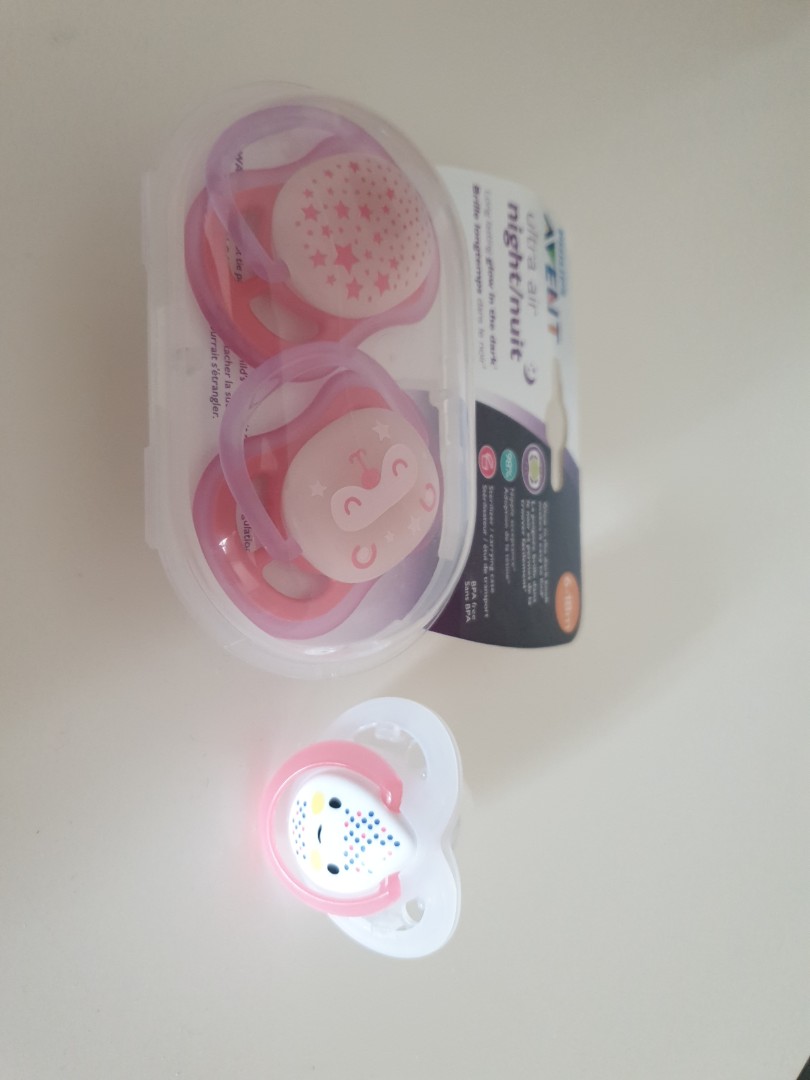 Philips Avent Pacifier (glow in the dark), Babies & Kids, Nursing