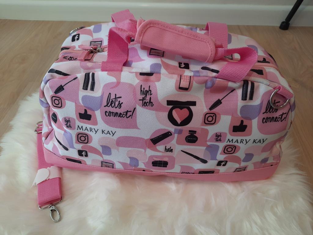 Pink Nylon Travel Bag Brand New Women S Fashion Bags Wallets On Carousell