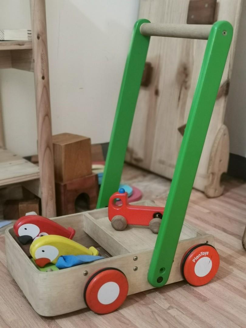 plan toys wooden walker