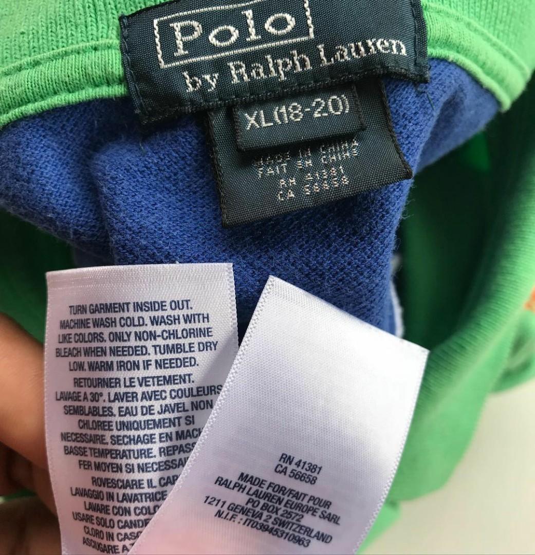 Polo Shirt Ralph Lauren Number 3, Fesyen Pria, Pakaian ...