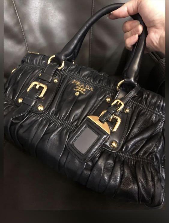 Prada Nappa Gaufre retail price 4090 with receipt Women s Fashion Bags Wallets Cross body Bags on Carousell