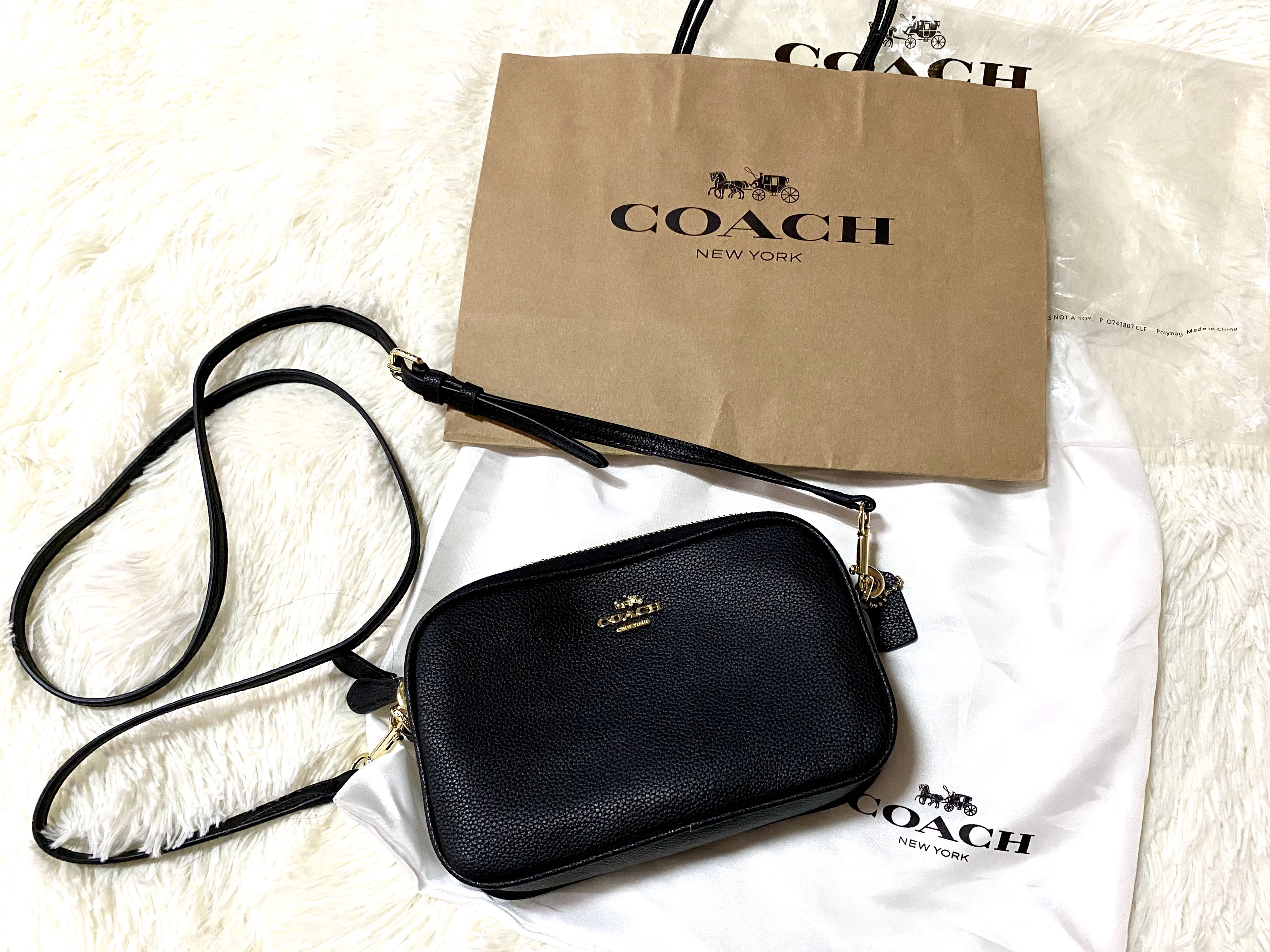 Coach double hotsell zip sling bag