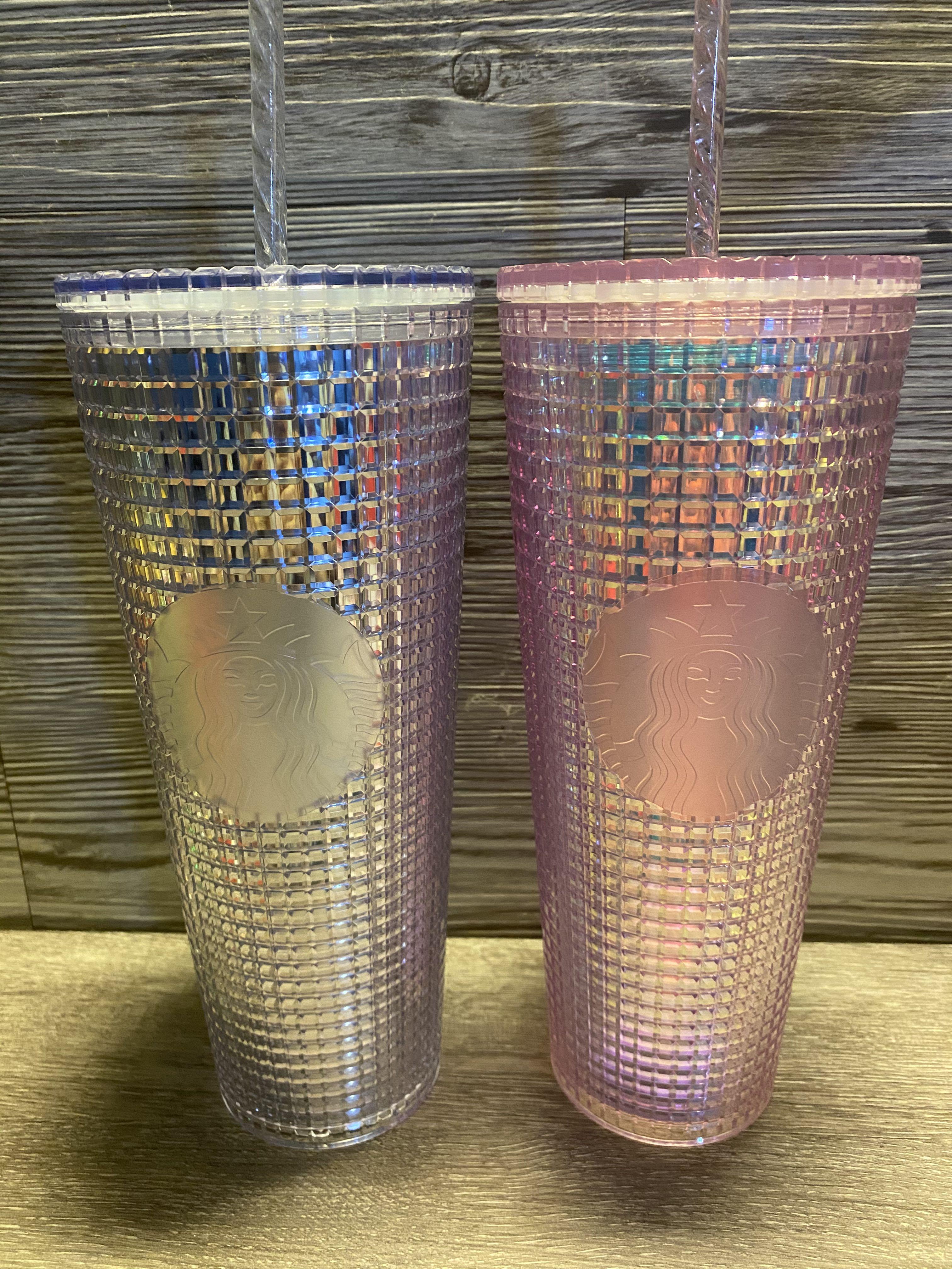 silver studded starbucks cup