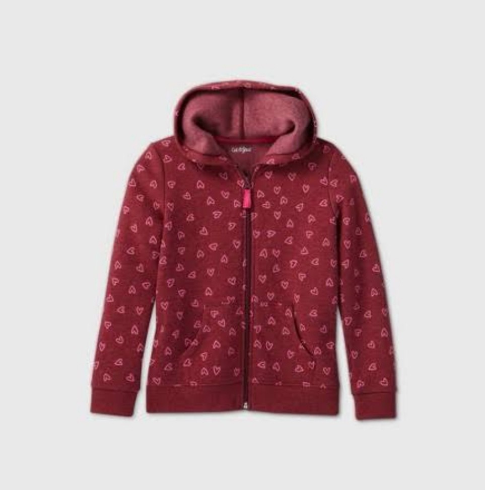 cat and jack heart sweater