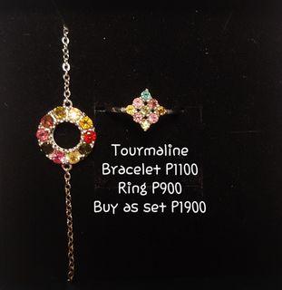 Tourmaline Ring and Bracelet