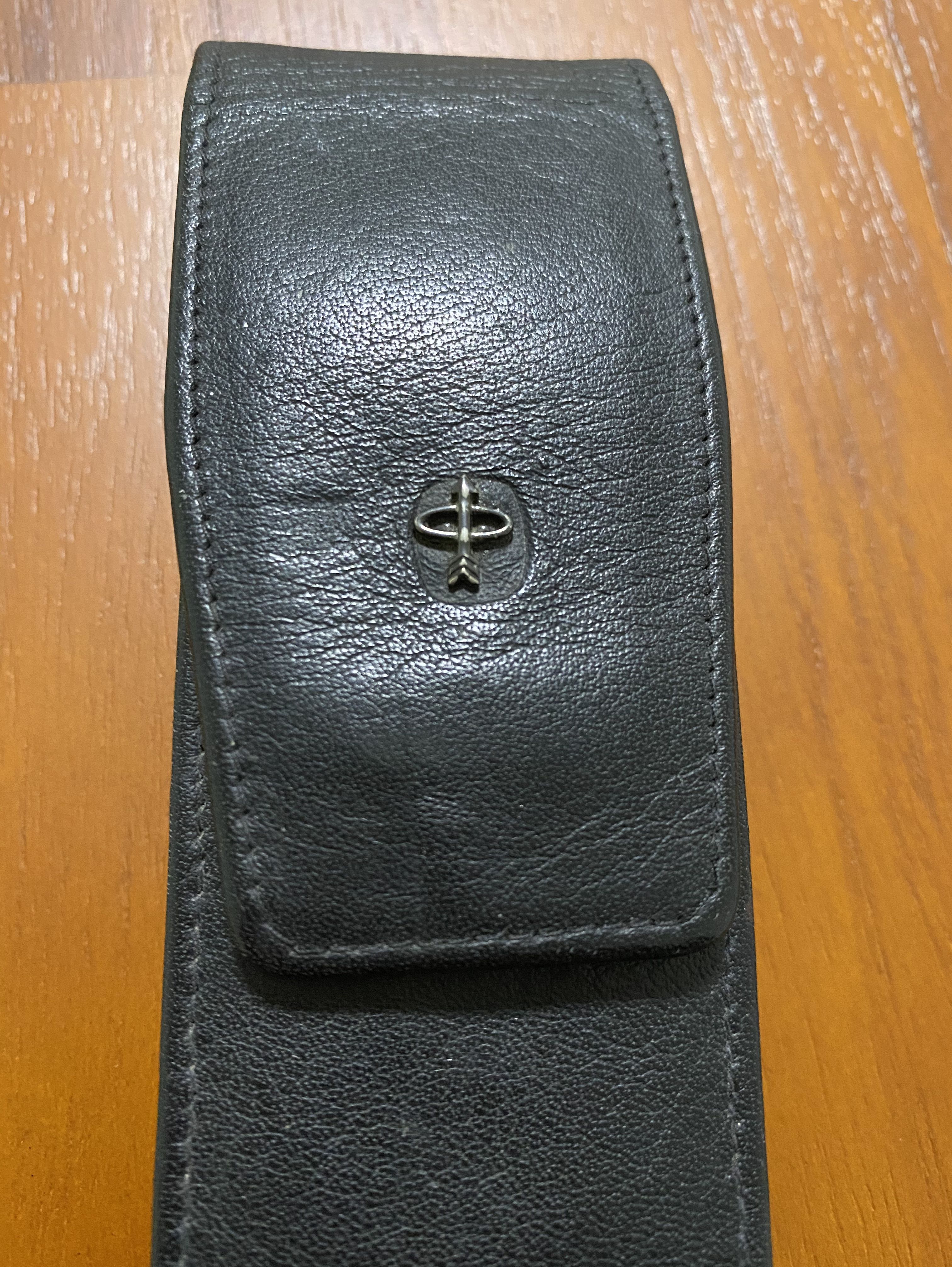 Parker leather hotsell pen case