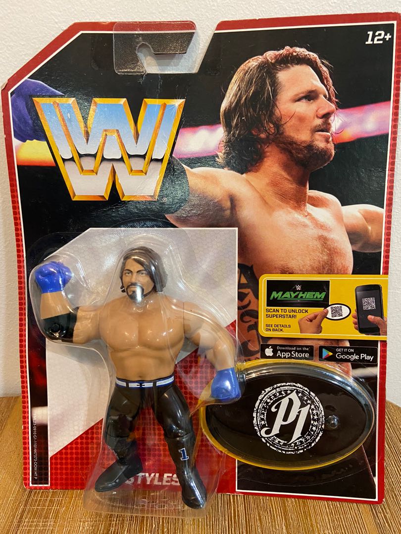 Wwe retro series 3 AJ style wwf hasbro Hobbies Toys Toys
