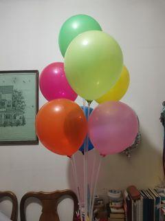10" Ordinary Latex Balloons, 25 pcs