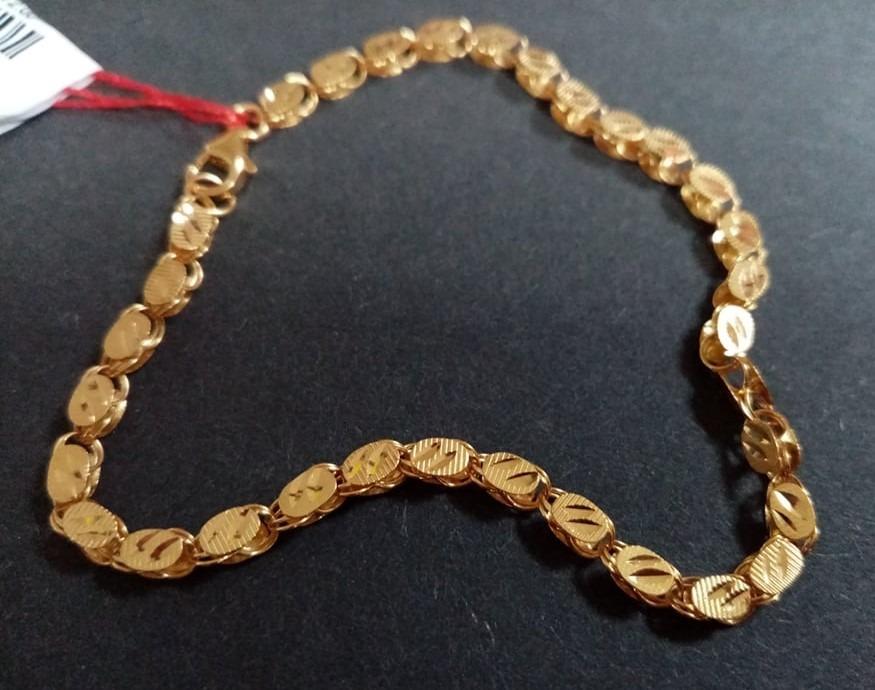 21K Gold Damascus Bracelet, Women's Fashion, Jewelry & Organizers