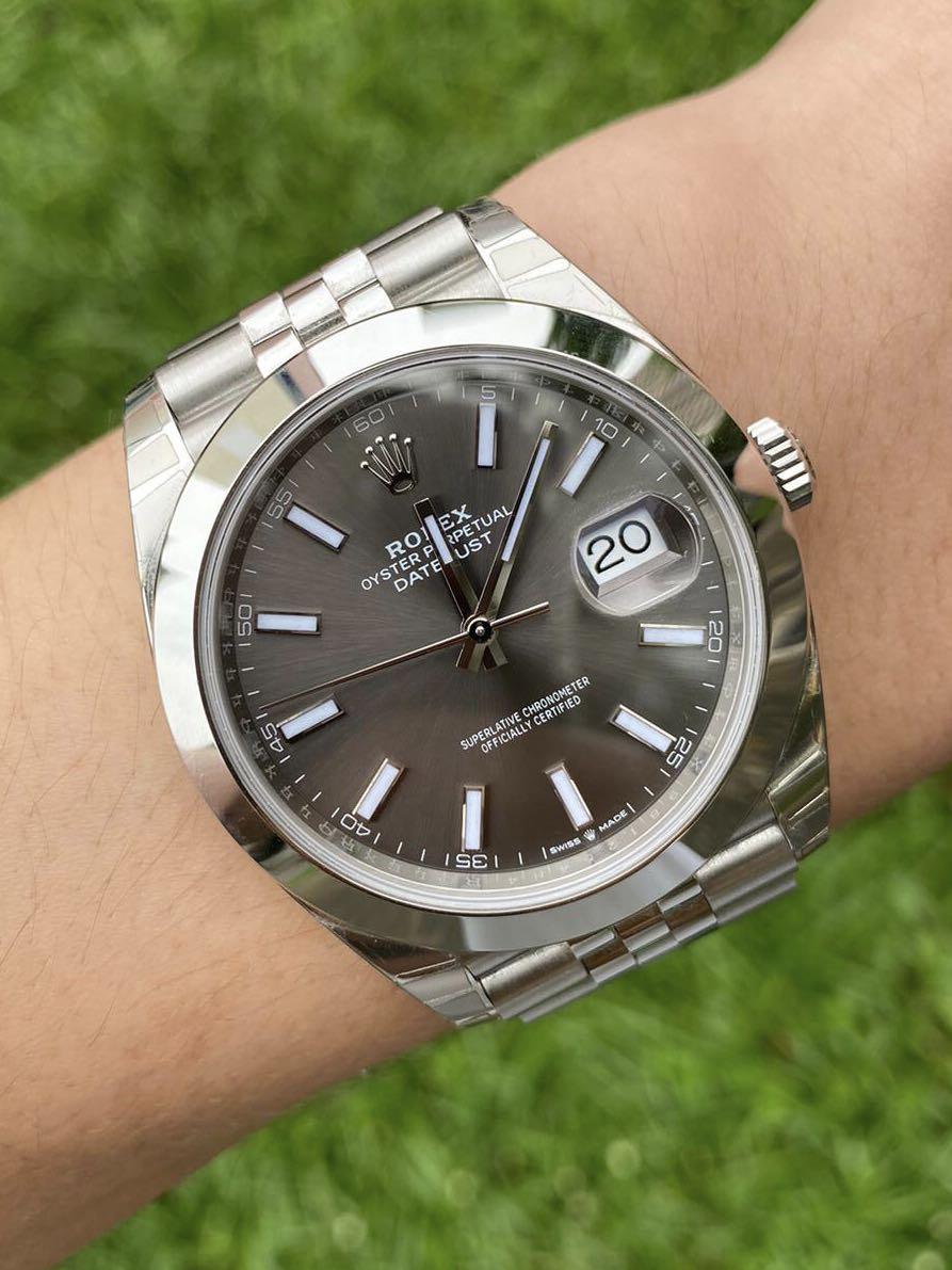 datejust 41 dark rhodium