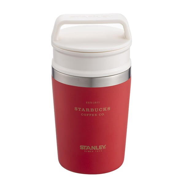 Starbucks Limited Edition SS Stanley White and Red Tumbler 591ml
