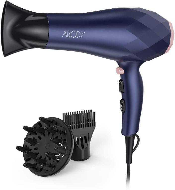 3 Heating and Cool Button Jooayou Professional Hair Dryer 2000W Fast Dry Negative Ions Hair Blow Temperature Hairdryer with Diffuser Hairdryer with 2 Speeds