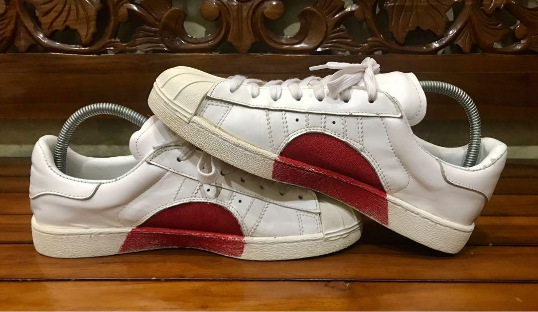 Adidas superstar half heart top