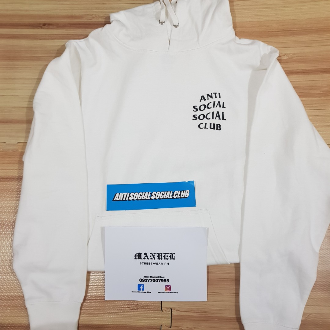 Anti social club flower hoodie clearance