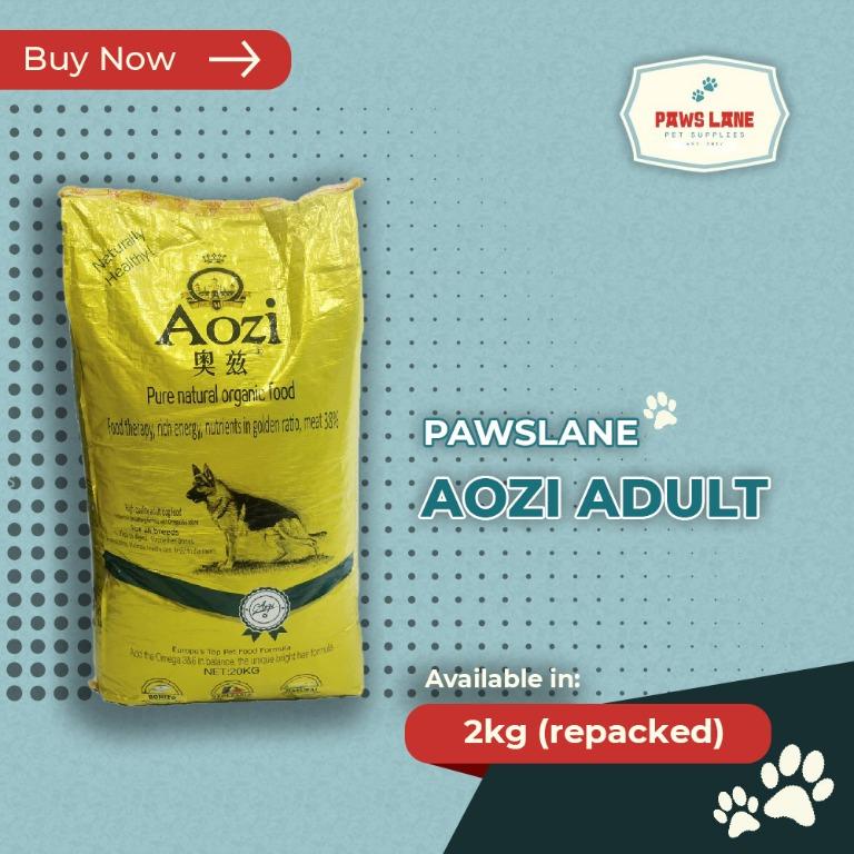 Aozi Adult Beef Gold Dog Food 2kg Repacked Pet Supplies Pet Food On Carousell
