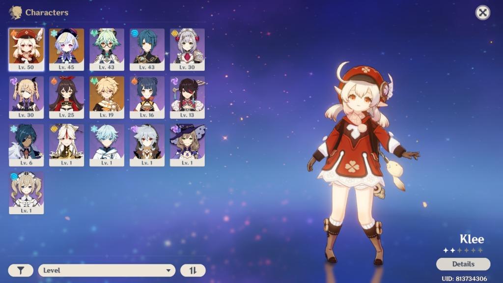 Ar28 5 Klee C1 Qiqi Lost Prayer 4 Noelle C6 Sucrose C6 Xingqiu C6 Many Refined Sacri Weapons Toys Games Video Gaming Video Games On Carousell Today we are going to tell you how to unlock qiqi, because while we are playing genshin impact it is vital to get a number of characters. ar28 5 klee c1 qiqi lost prayer 4 noelle c6 sucrose c6 xingqiu c6 many refined sacri weapons