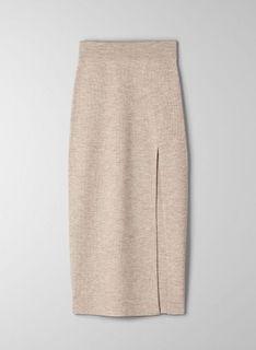 Aritzia Wilfred New Knit Slit Skirt