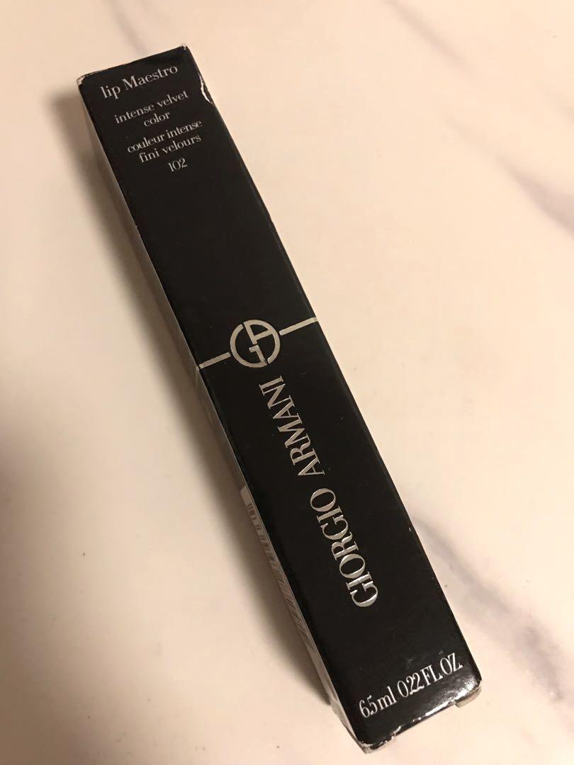 armani lip maestro 102