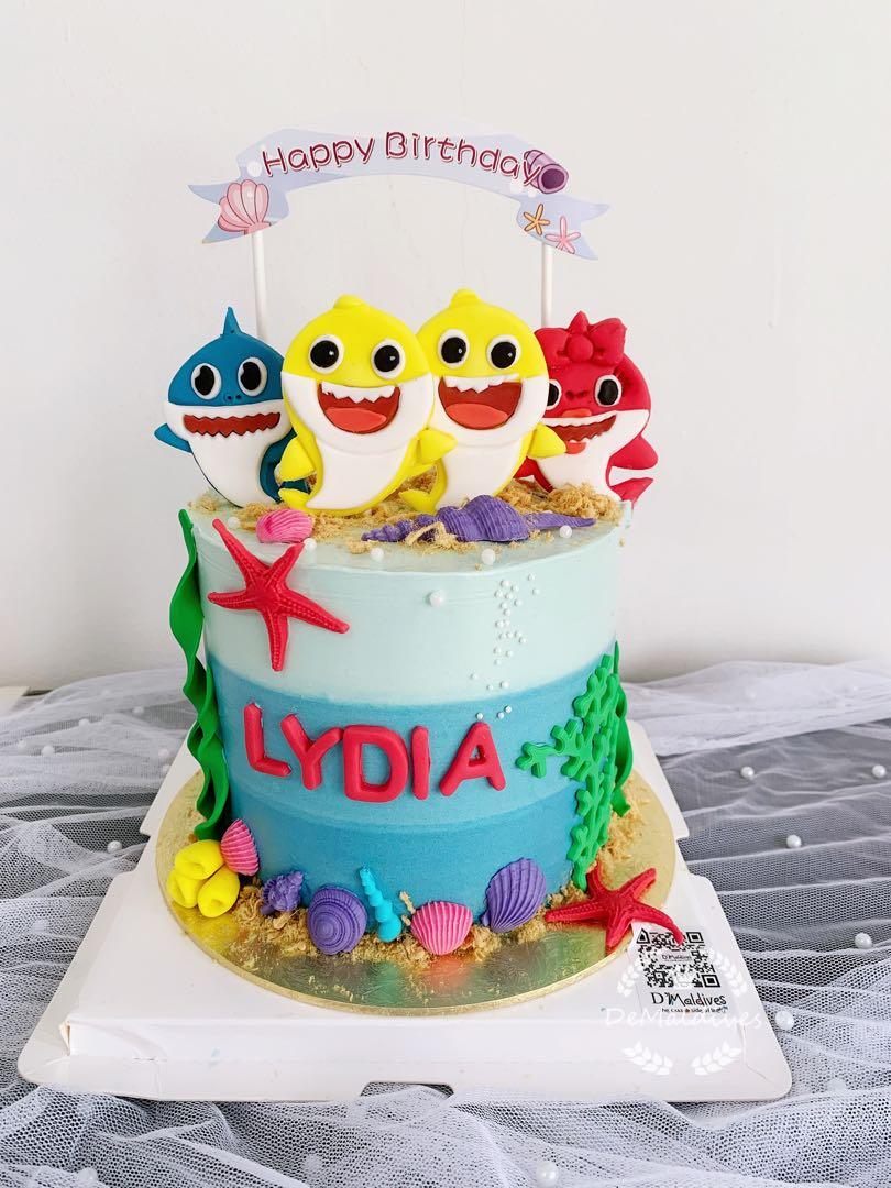 Baby Shark Birthday Cake Food Drinks Gift Baskets Hampers On Carousell Baby Shark Birthday Cake Food Drinks Gift Baskets Hampers On Carousell