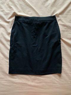 Black Knee Length Skirt - Work Appropriate