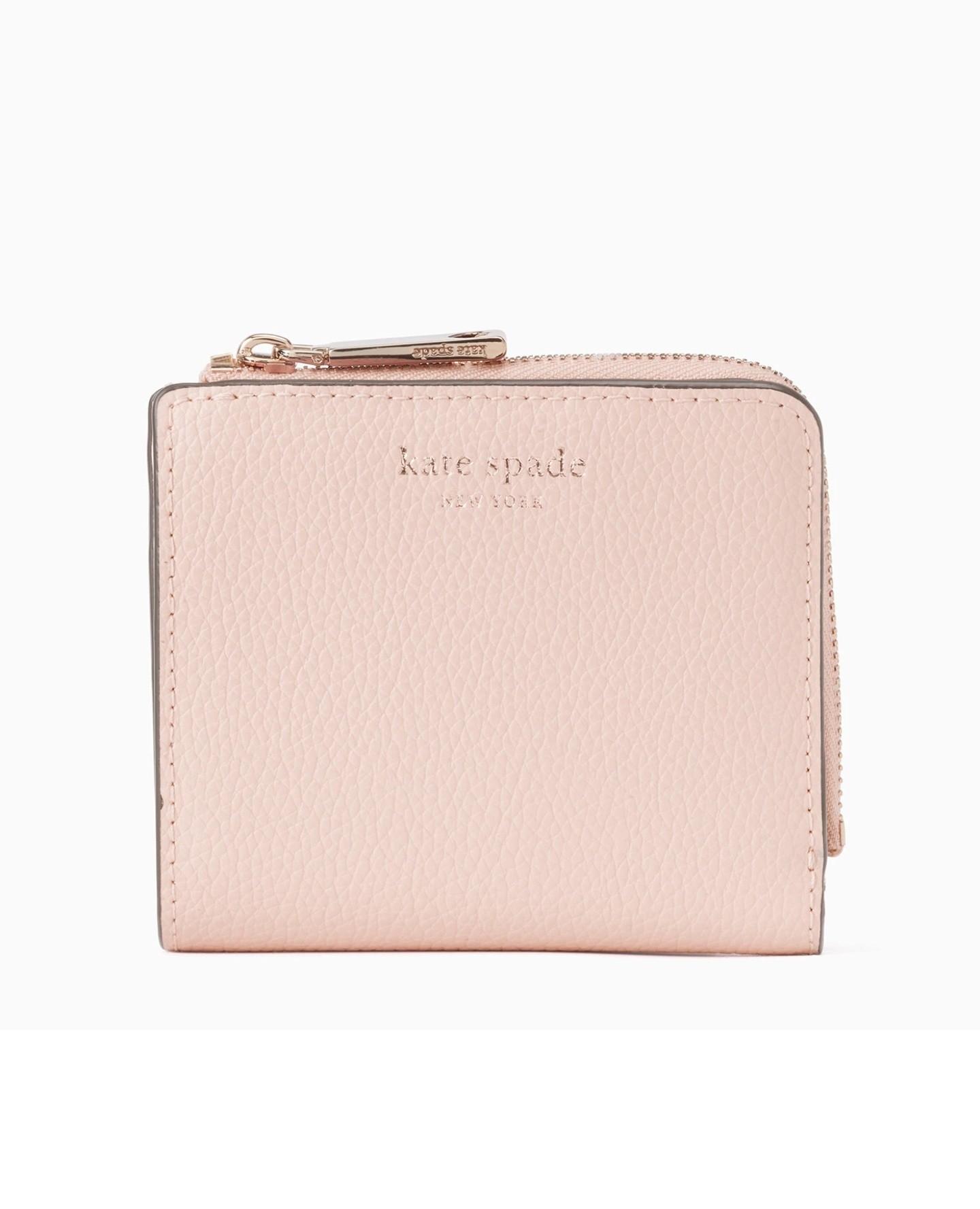 BN Authentic Kate Spade Eva small L zip bifold wallet in sweet rose smoke