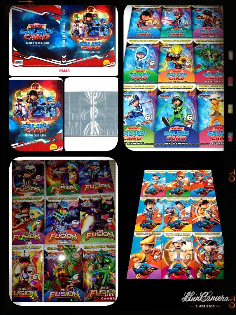 Boboiboy Galaxy Card Combos Set Free Album Toys Games Board Games Cards On Carousell