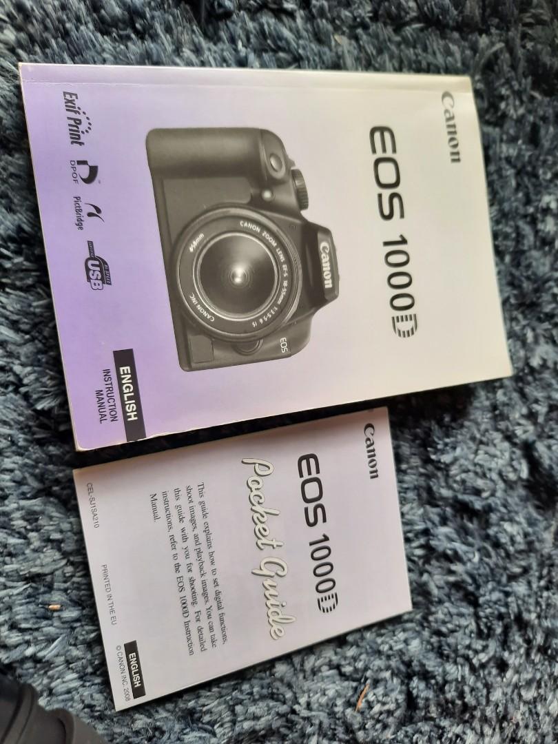 Canon eos 1000d (Category: Cameras) located in Manila. Submitted by nyeragiti (Listing ID 1046694563, Image 1). Description: all in, take all. excellent condition, slightly used. canon eos 1000d sigma 70-300mm canon ef 50mm canon 18-55mm complete inclusions with free bag pls see photos.