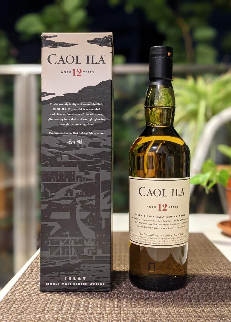 Caol Ila 12 Year Old Islay Single Malt Scotch Whisky Food Drinks Alcoholic Beverages On Carousell