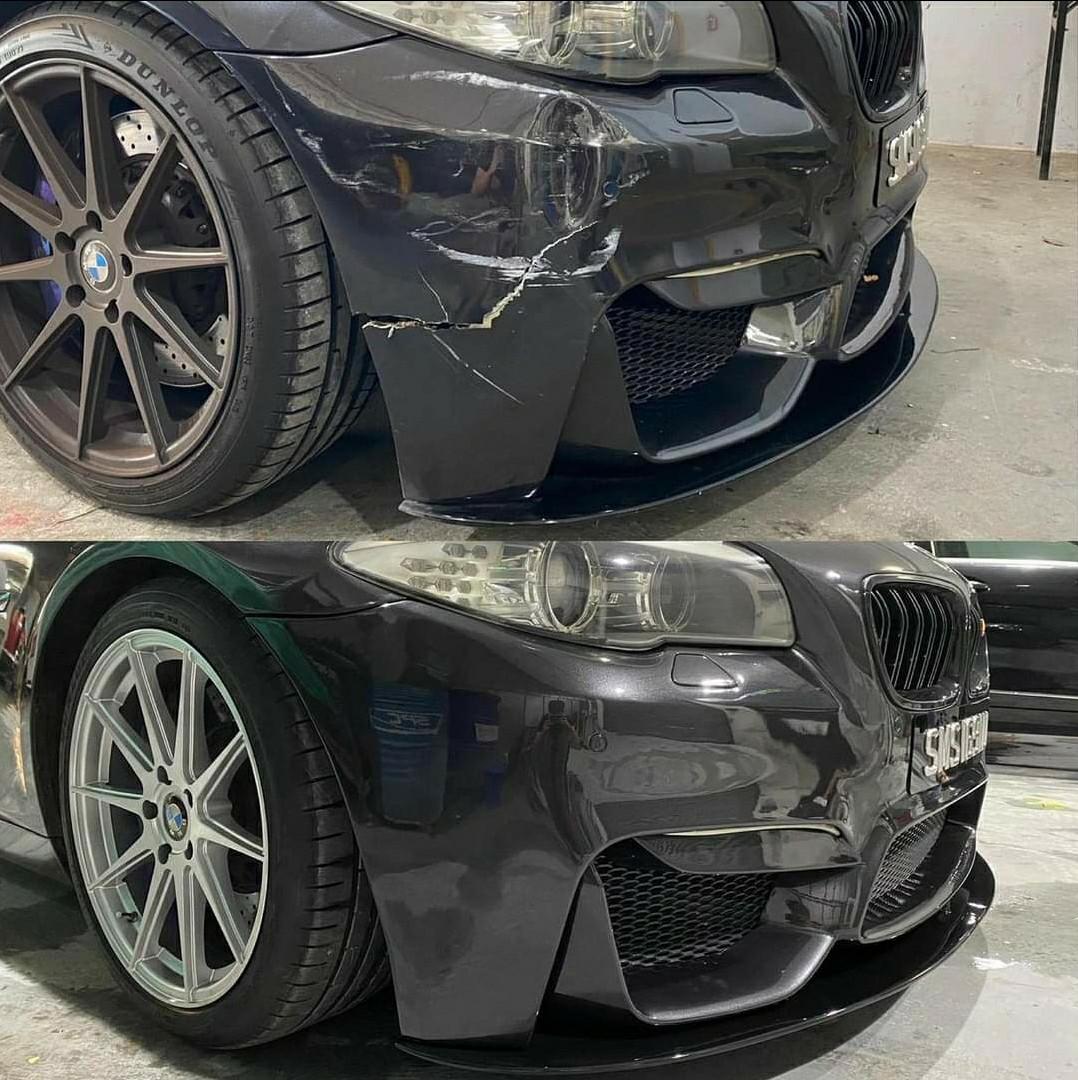 Car Bumper Respray Restoration Service, Car Accessories, Car & Services on Carousell